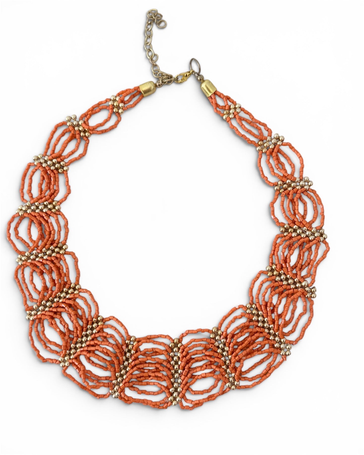 Collar naranja Nefertitis