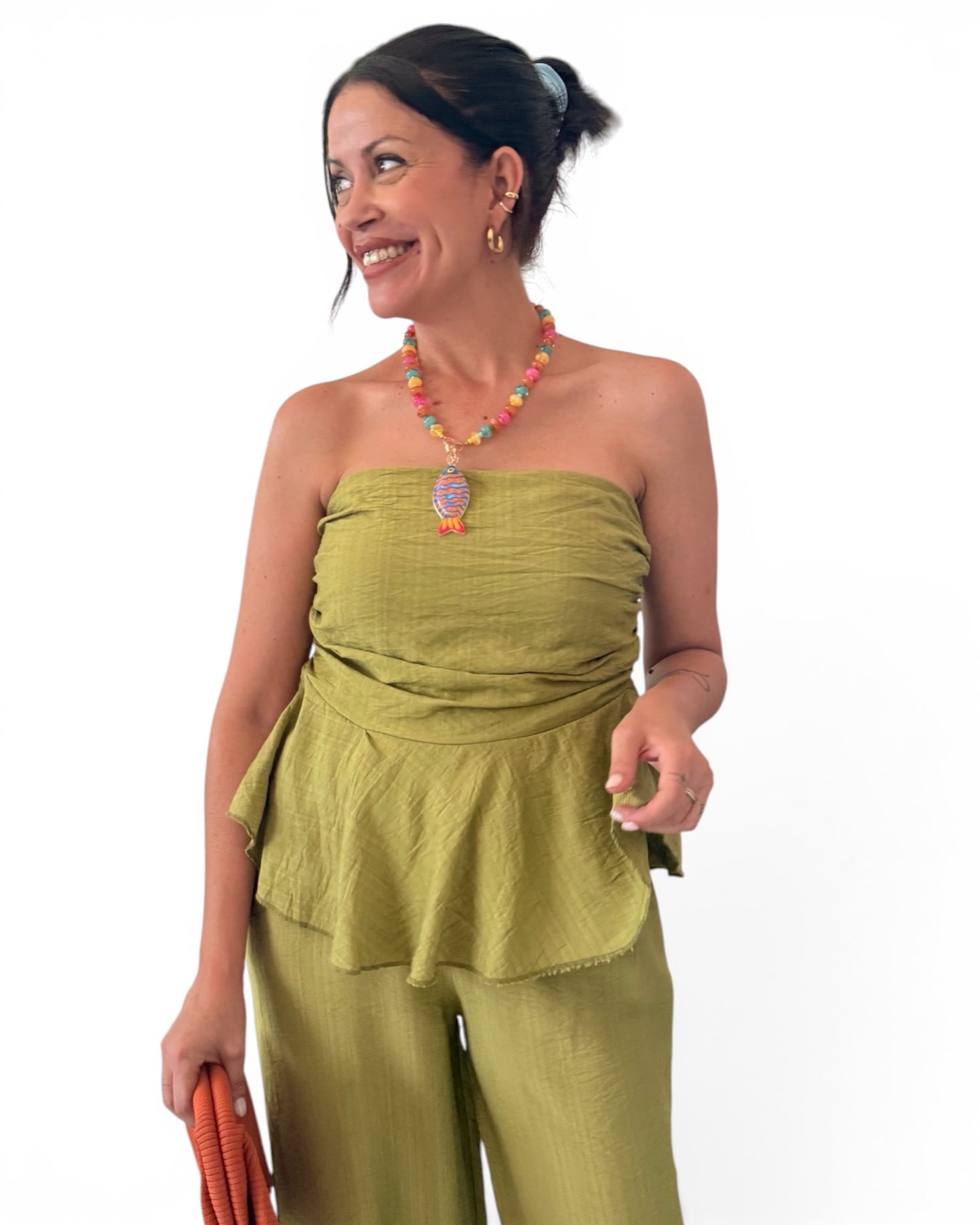 Conjunto Alma verde lima