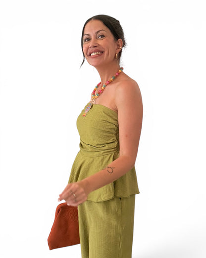 Conjunto Alma verde lima