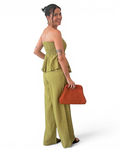 Conjunto Alma verde lima