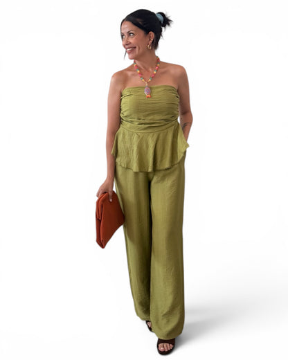 Conjunto Alma verde lima