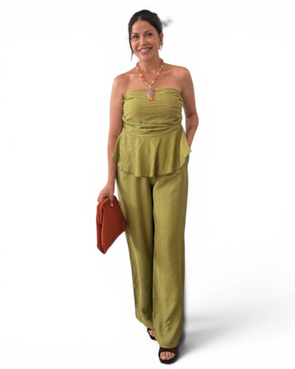 Conjunto Alma verde lima