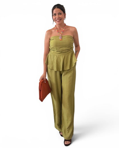 Conjunto Alma verde lima