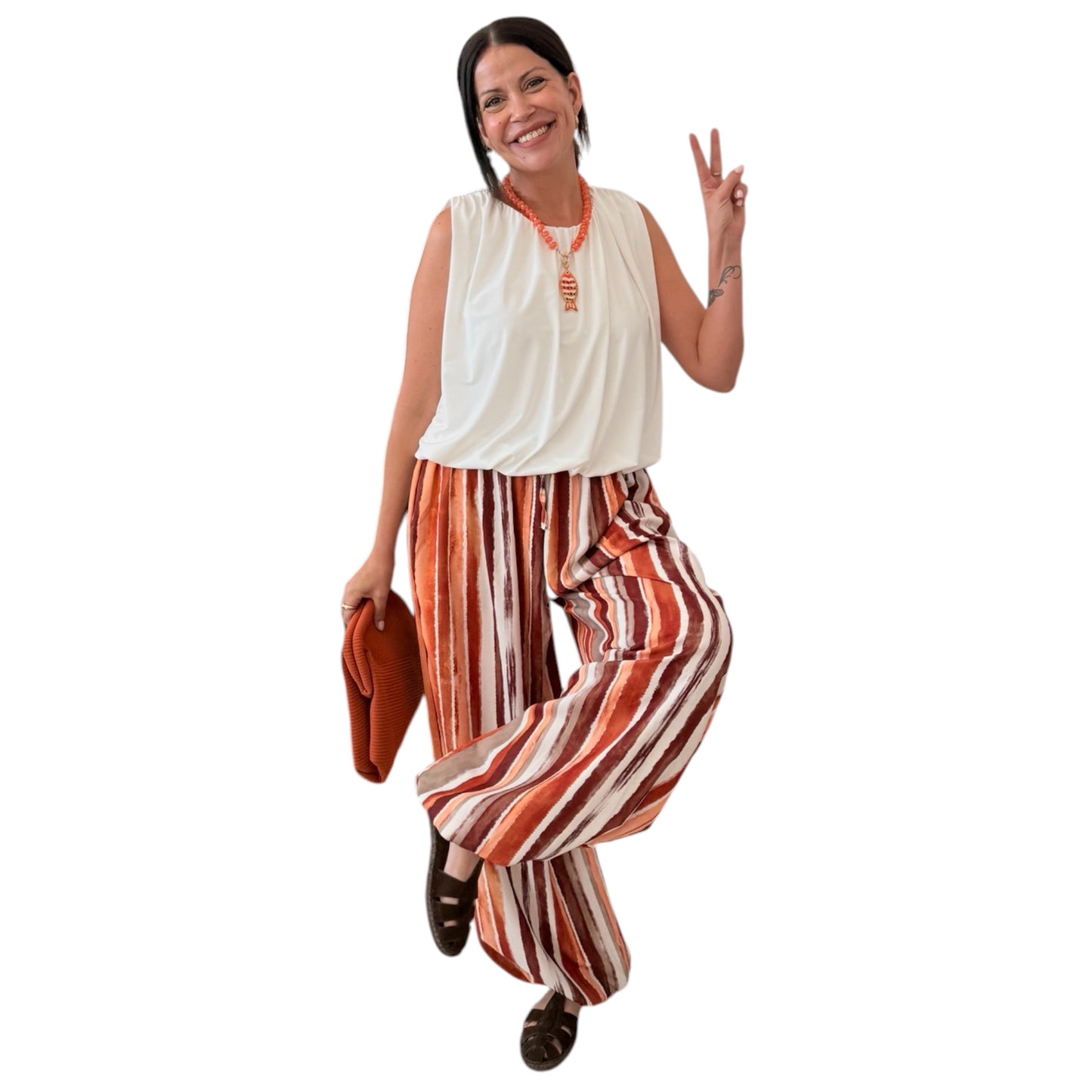 Blusa globo blanca