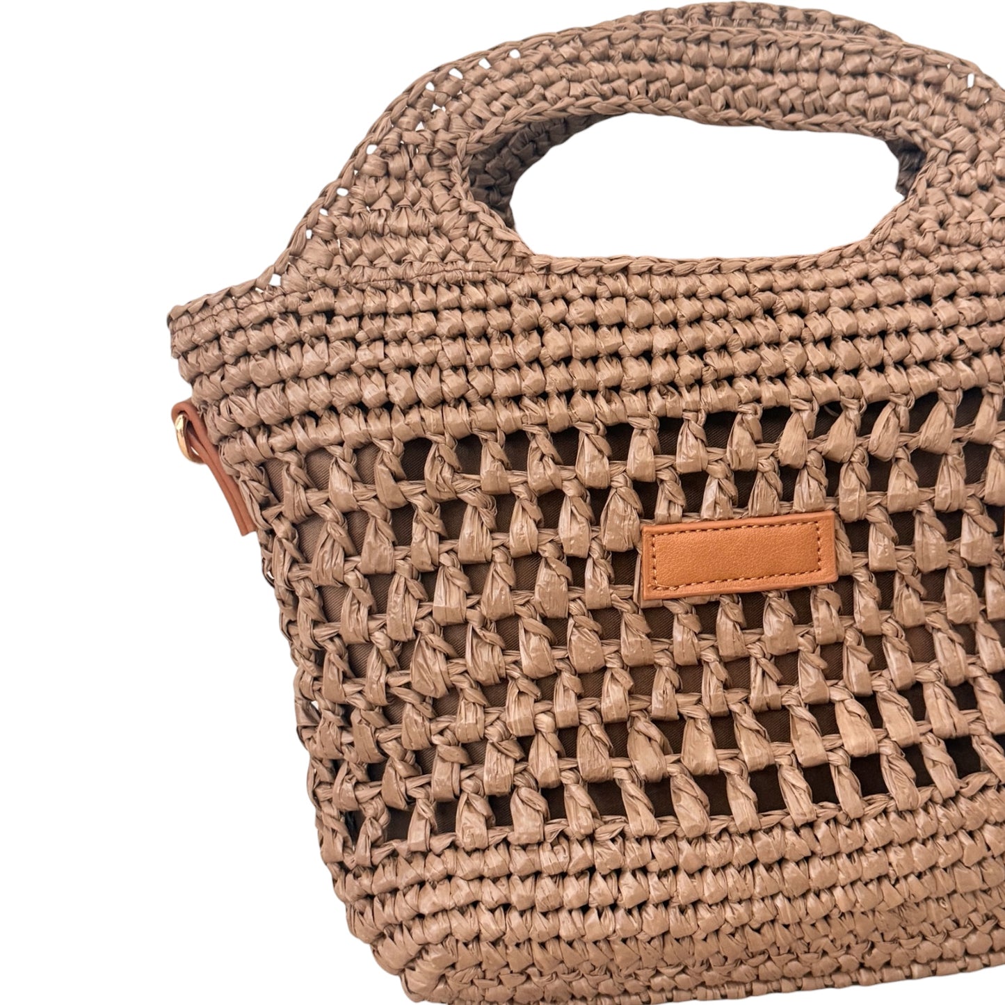 Bolso crochet chocolate