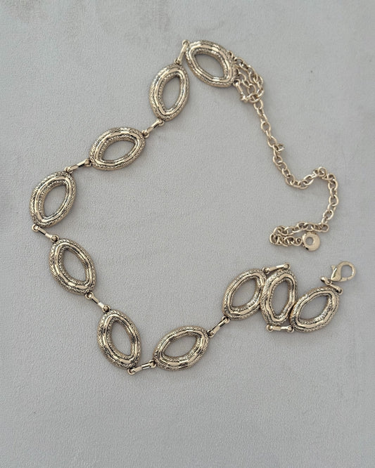 Cinturón cadena ovalado
