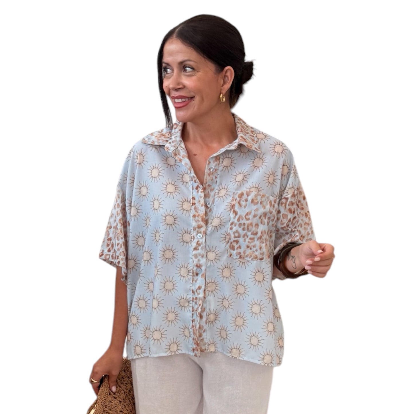 Pantalón algodón blanco