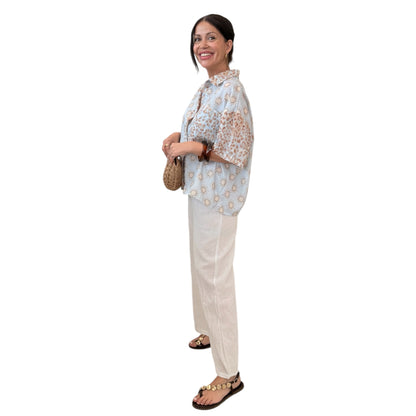 Pantalón algodón blanco