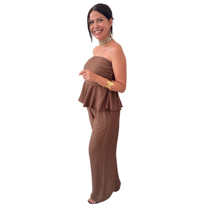 Conjunto Alma chocolate