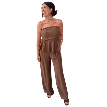 Conjunto Alma chocolate