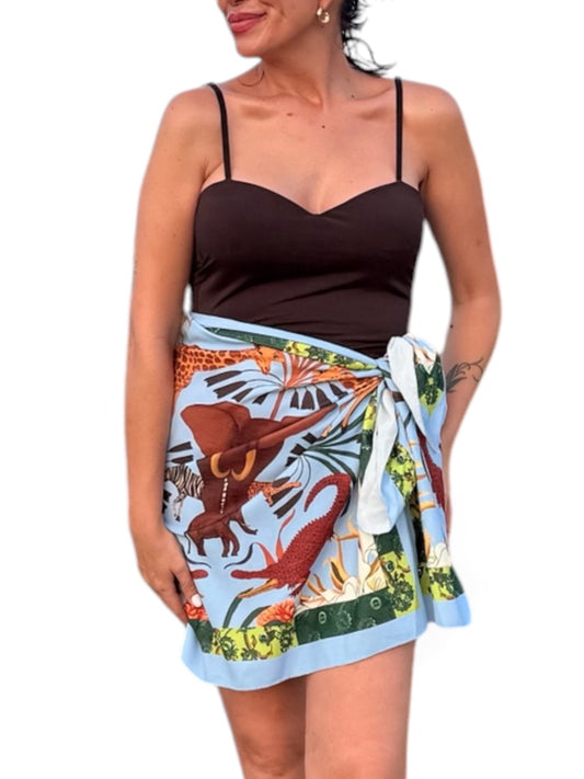 Falda pareo selva