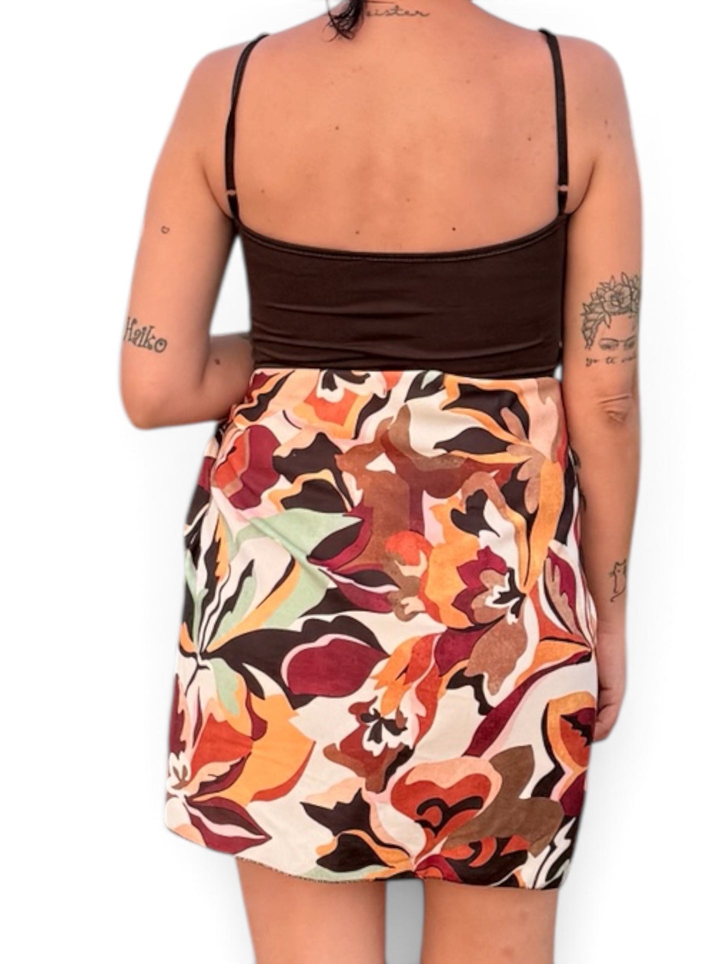 Falda pareo floral