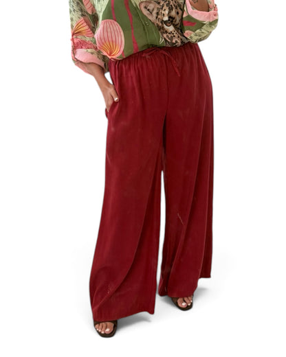 Pantalón fluido ROJO