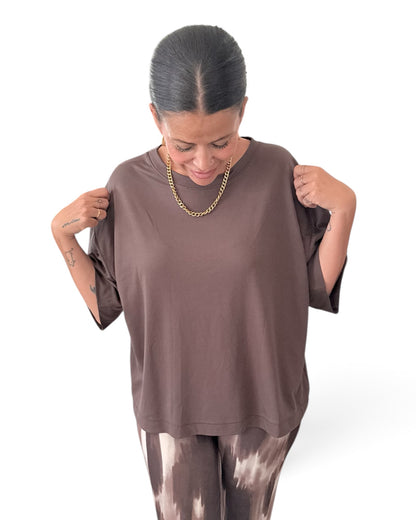 Camiseta basic chocolate