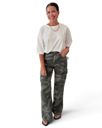 Jeans cargo militar