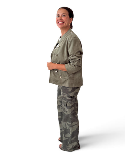 Jeans cargo militar