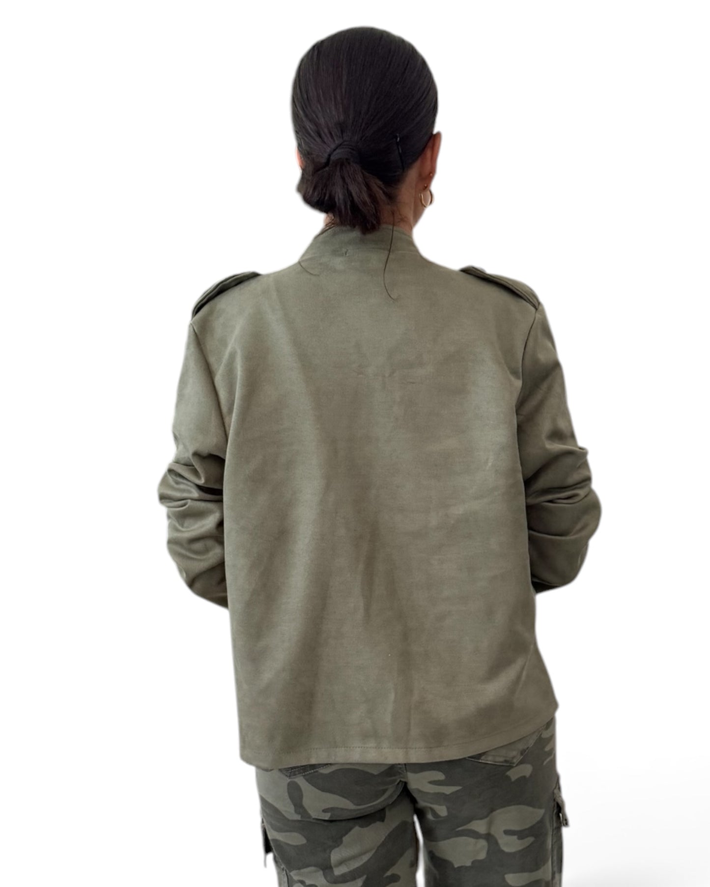 Chaqueta Napoleon verde khaki