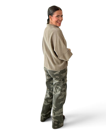 Camisa verde kaki