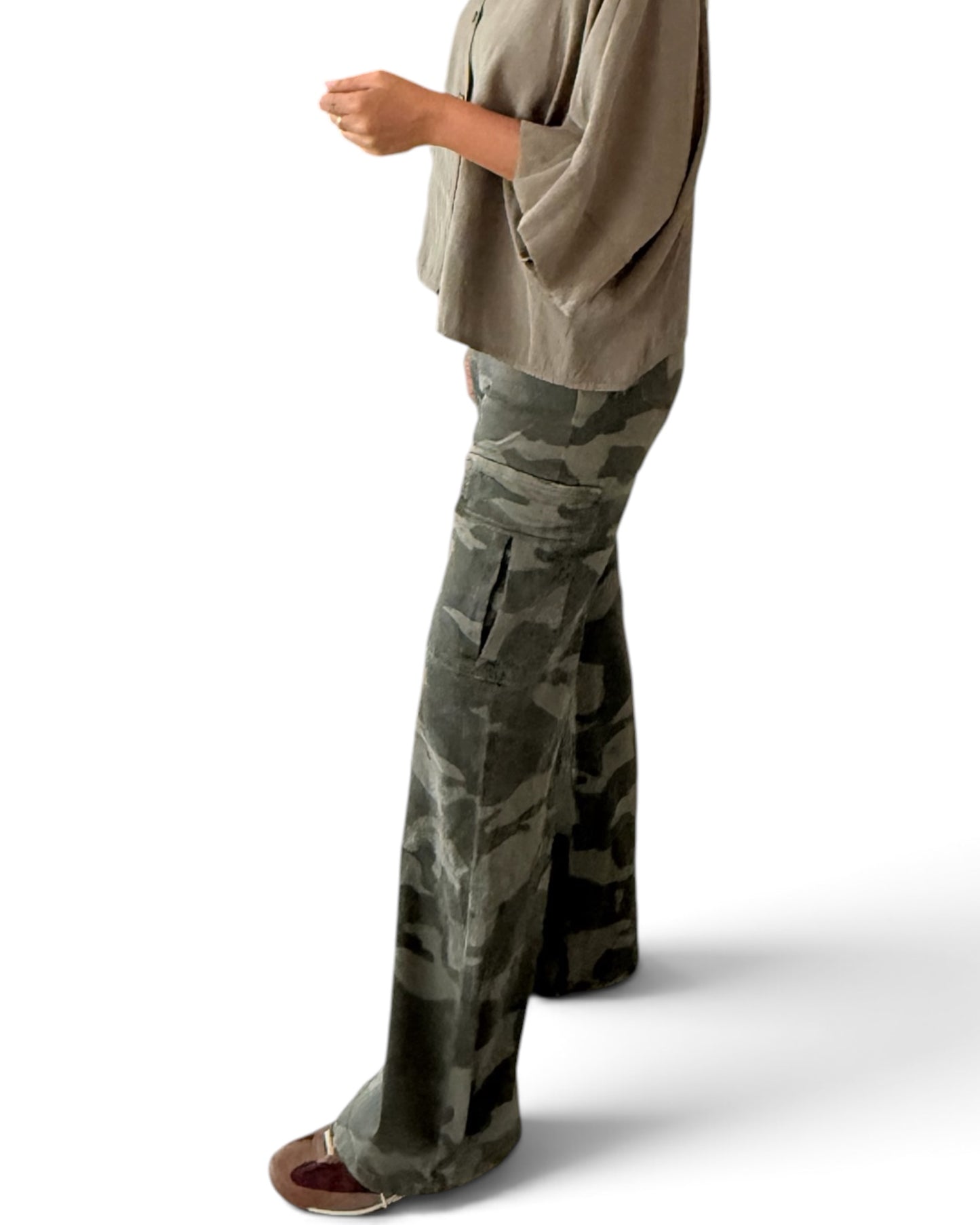 Camisa verde kaki