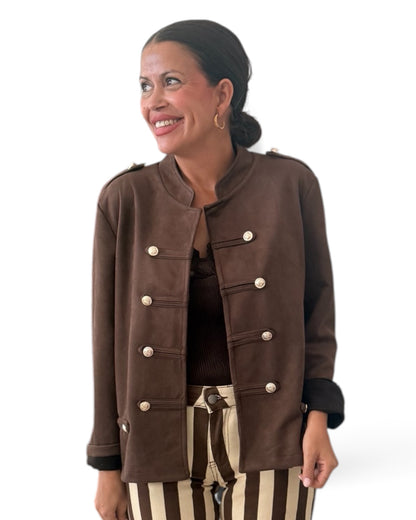 Chaqueta Napoleón chocolate