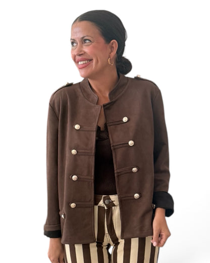 Chaqueta Napoleón chocolate