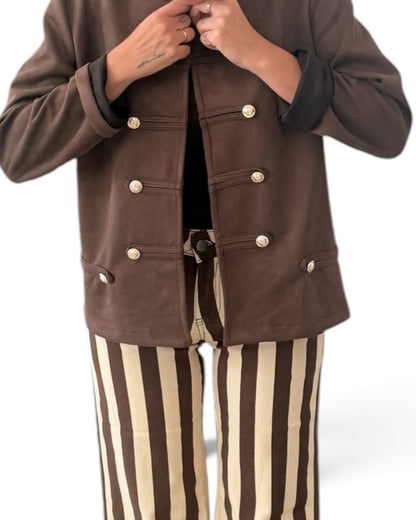 Chaqueta Napoleón chocolate