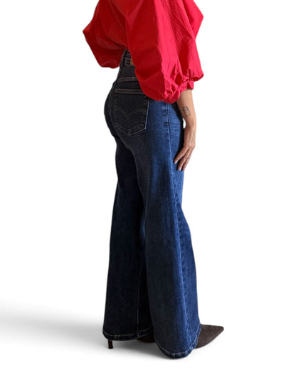 Camisa mangas roja