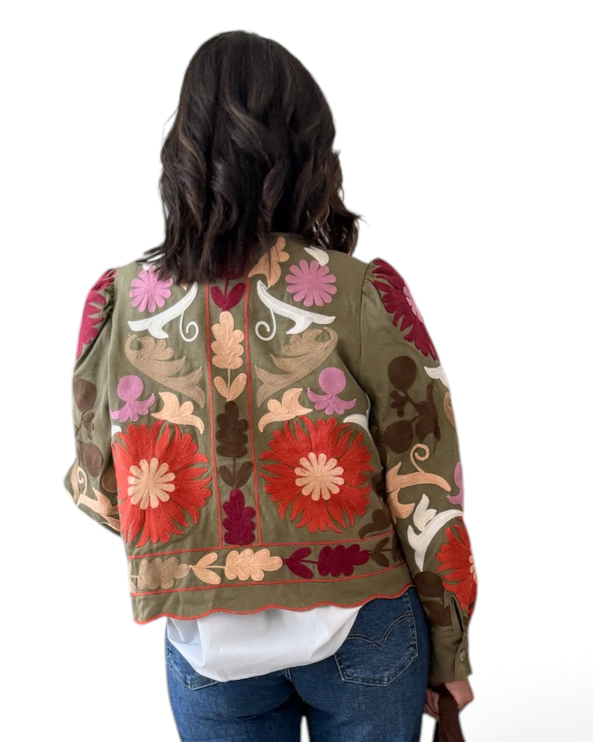Chaqueta Bordada India