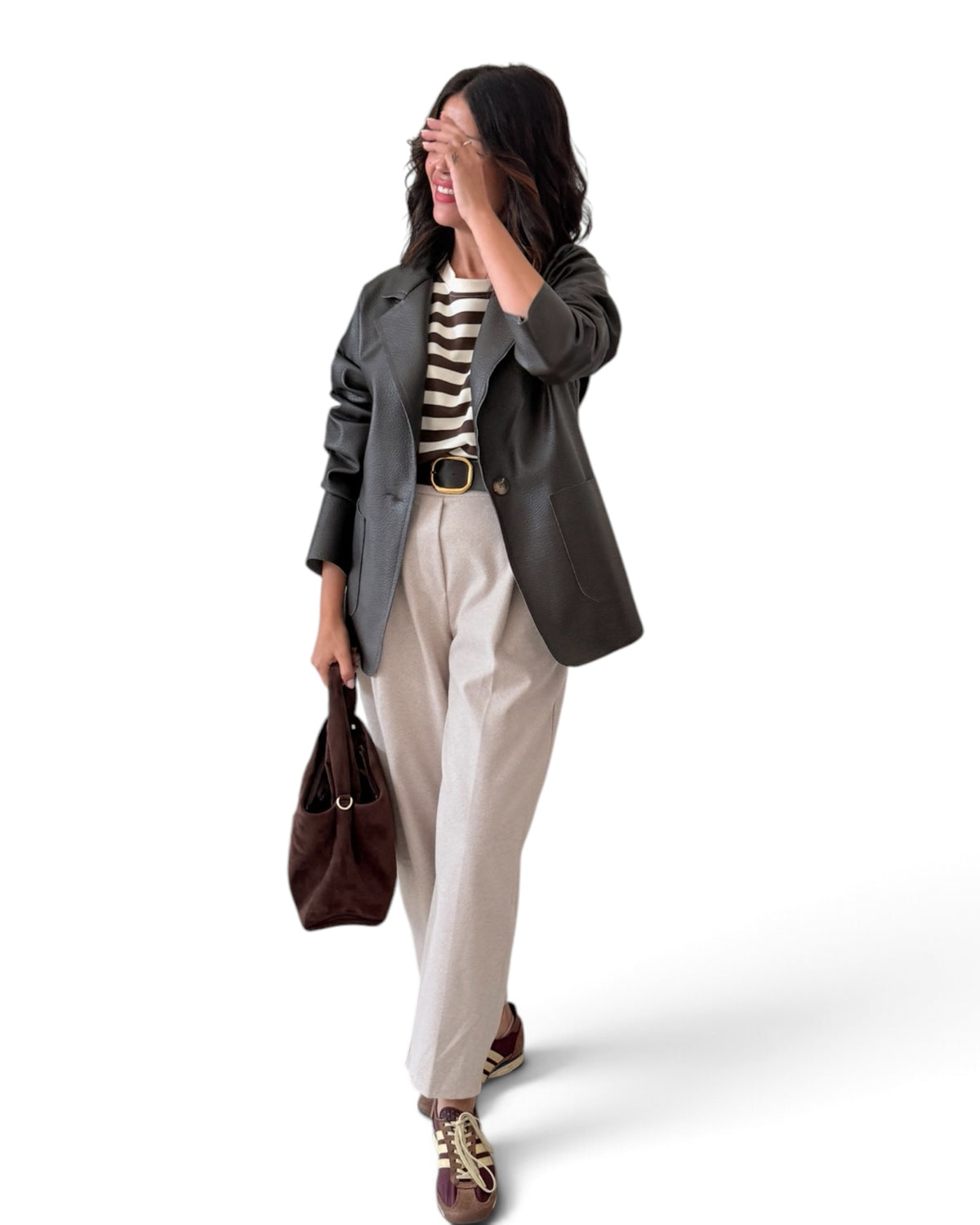 Blazer polipiel chocolate