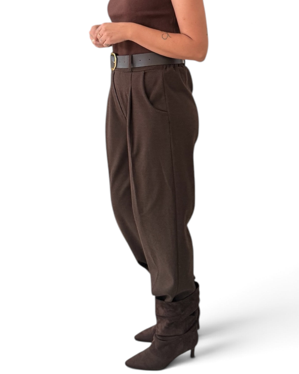 Pantalón vestir chocolate